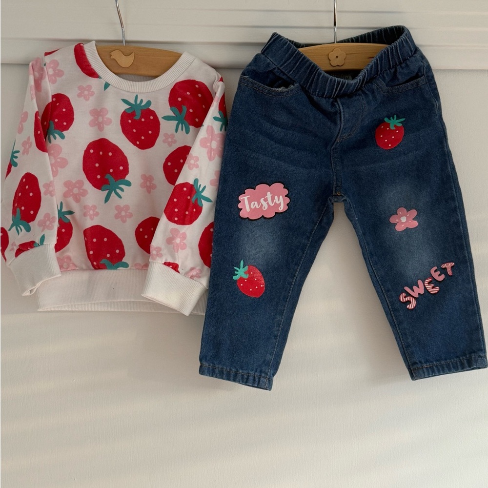 Strawberry Set 🍓 12–18 Months